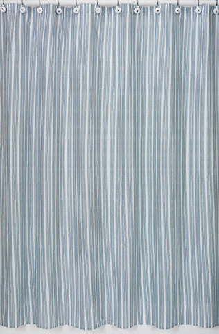 Jojo Designs Shower Curtain- Blue & White Stripes
