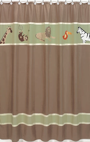 Jojo Designs Shower Curtain- Jungle Adventure