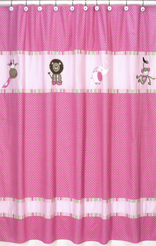 Jojo Designs Shower Curtain- Jungle Friends