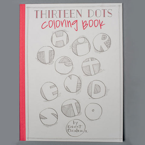 Karen Adams Thirteen Dots Coloring Book by Robert Escalera