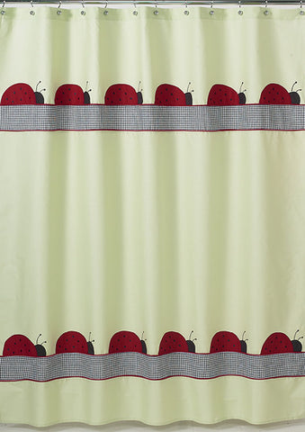 Jojo Designs Shower Curtain- Ladybug Parade