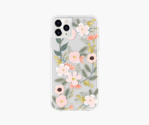 Rifle Paper Co. Compatible with iPhone 11 Pro from Apple – Clear Wildflowers