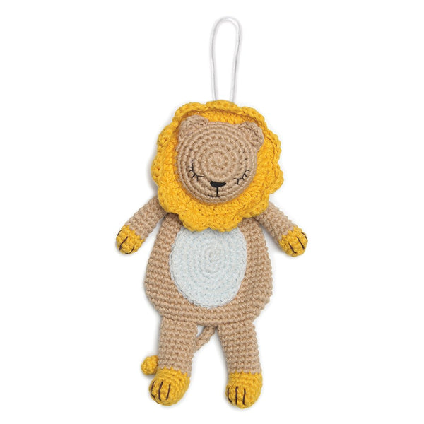 Banded Sleepyhead Collection Little Lion Sleepyhead Gift Set with Pacifier Holder Toy and "Best Friend" Board Book